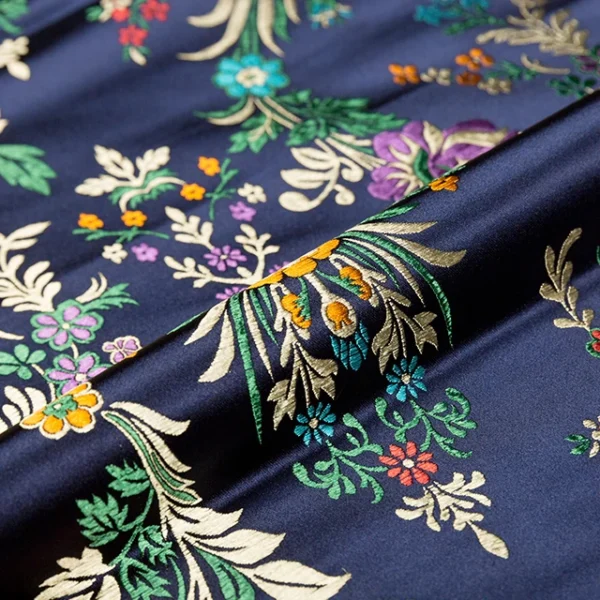 Flower fabrics brocade jacquard pattern fabric for sewing cheongsam and kimono material for DIY - Image 17