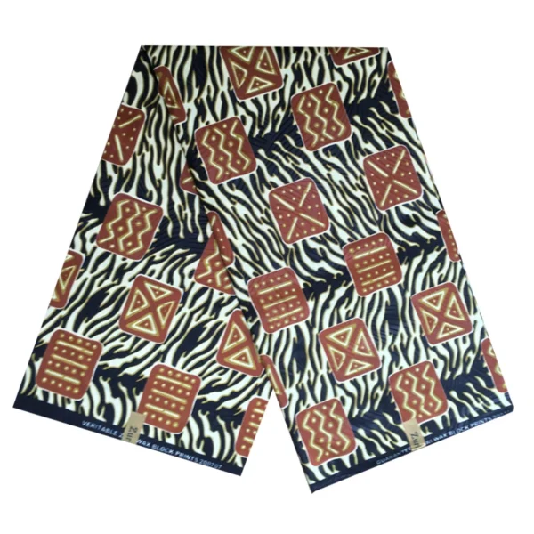 African Ankara Wax Fabric Patchwork Retro Style Double Prints Warp Sewing Party Dress Craft DIY Africa Loincloth Polyester Tissu - Image 25