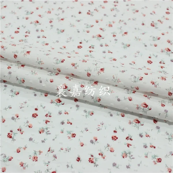 150x50cm Cotton Woven Jacquard Floral Sewing Fabric, Making Children's Clothing Women's Handmade DIY Cloth - Image 6