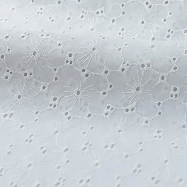 Embroidery Lace Fabric Water Soluble 100% Cotton Small Flower Embroidered For Sewing Clothes DIY Handmade By Meters - Image 16