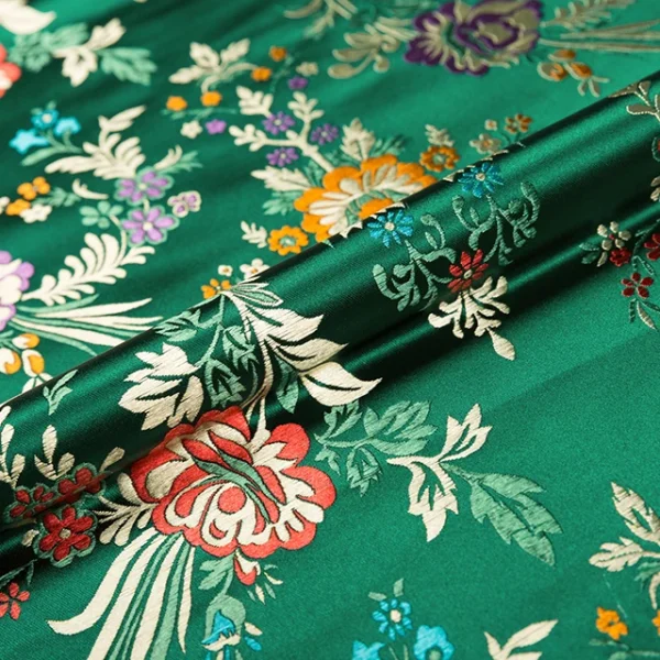 Flower fabrics brocade jacquard pattern fabric for sewing cheongsam and kimono material for DIY - Image 18