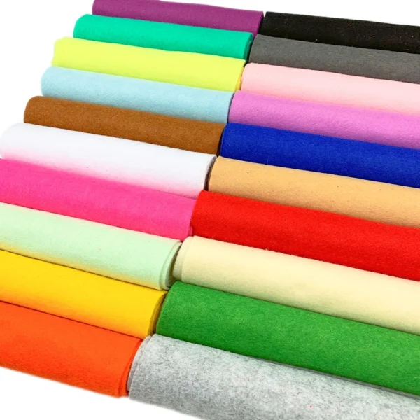Soft Felt Fabric Non-woven Felt Fabric Sheet Patchwork DIY Sewing Dolls Crafts Accessories Material 1.4mm Thick - Image 2