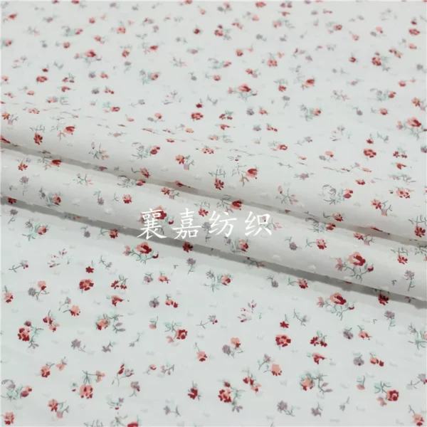 150x50cm Cotton Woven Jacquard Floral Sewing Fabric, Making Children's Clothing Women's Handmade DIY Cloth - Image 4