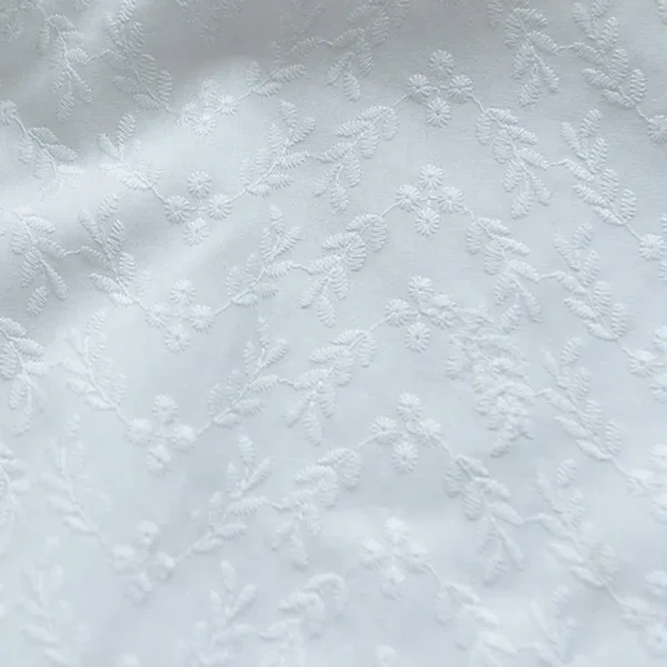 Embroidery Lace Fabric Water Soluble 100% Cotton Small Flower Embroidered For Sewing Clothes DIY Handmade By Meters - Image 20