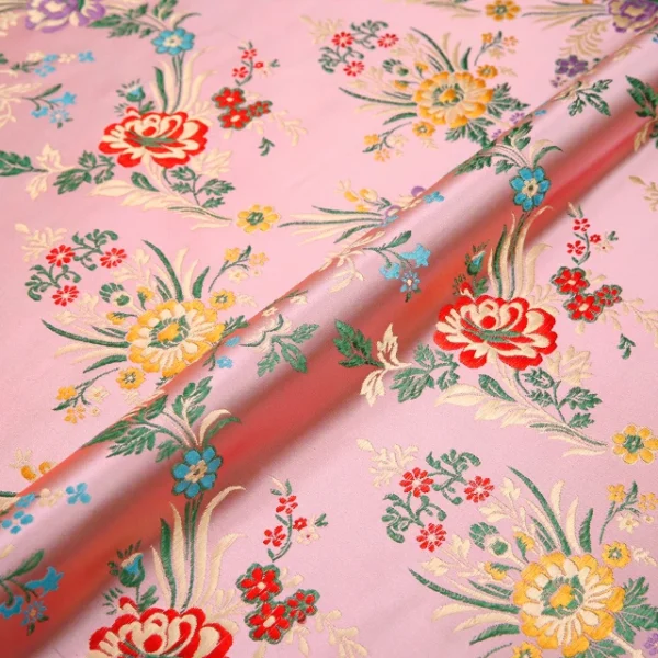 Flower fabrics brocade jacquard pattern fabric for sewing cheongsam and kimono material for DIY - Image 10
