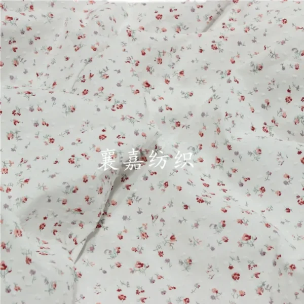 150x50cm Cotton Woven Jacquard Floral Sewing Fabric, Making Children's Clothing Women's Handmade DIY Cloth - Image 5