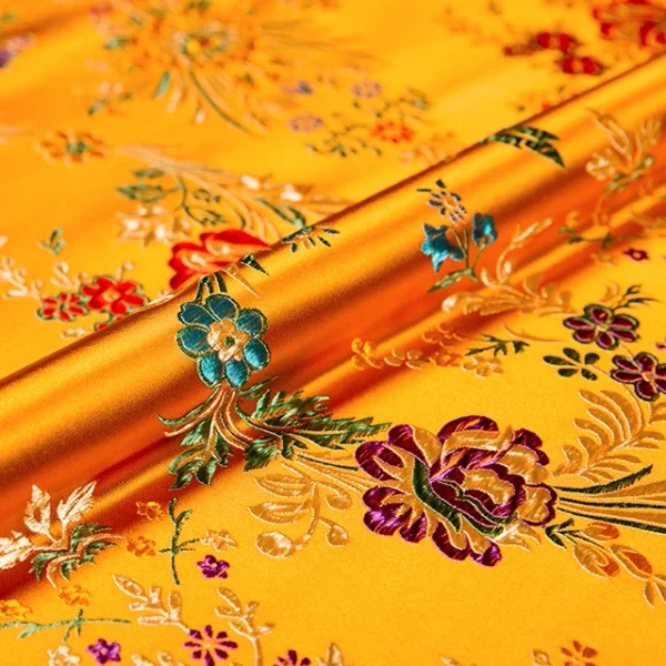 Flower fabrics brocade jacquard pattern fabric for sewing cheongsam and kimono material for DIY - Image 14