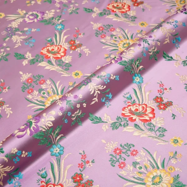 Flower fabrics brocade jacquard pattern fabric for sewing cheongsam and kimono material for DIY - Image 11