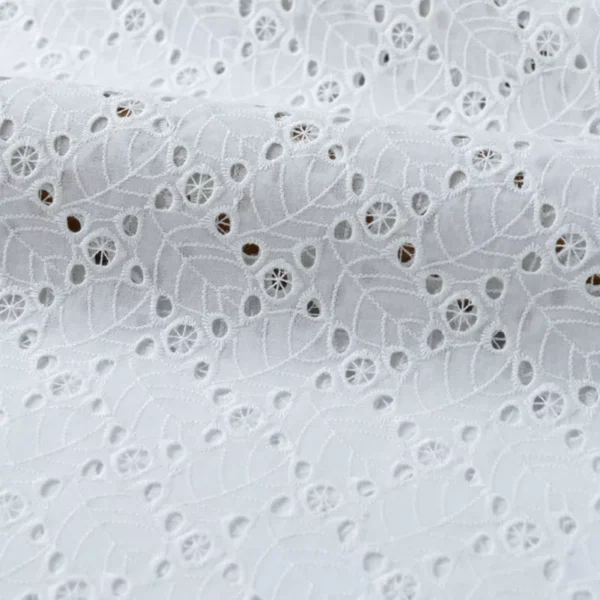 Embroidery Lace Fabric Water Soluble 100% Cotton Small Flower Embroidered For Sewing Clothes DIY Handmade By Meters - Image 10