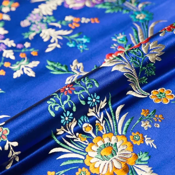 Flower fabrics brocade jacquard pattern fabric for sewing cheongsam and kimono material for DIY - Image 5
