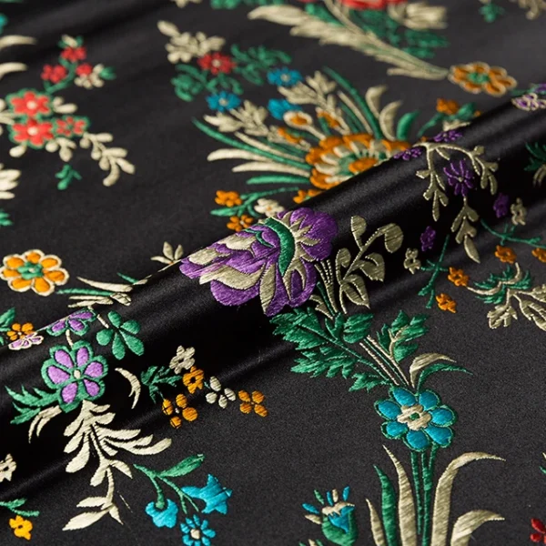Flower fabrics brocade jacquard pattern fabric for sewing cheongsam and kimono material for DIY - Image 22