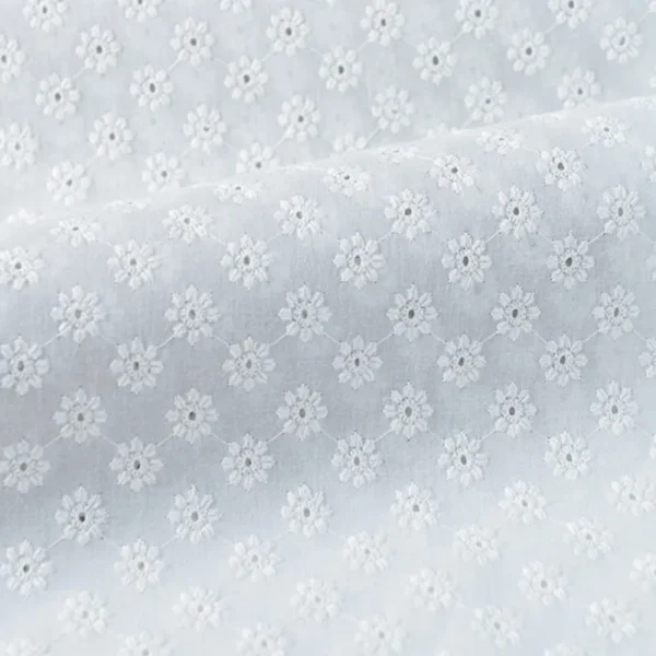 Embroidery Lace Fabric Water Soluble 100% Cotton Small Flower Embroidered For Sewing Clothes DIY Handmade By Meters - Image 8