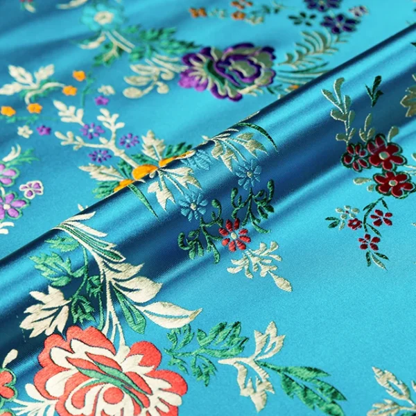 Flower fabrics brocade jacquard pattern fabric for sewing cheongsam and kimono material for DIY - Image 15