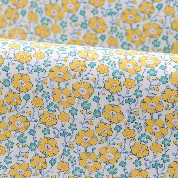 Floral Fabric Flower Cotton Printed Poplin Quilting Clothes Patchwork Muslin Sewing  Accessories - Image 40