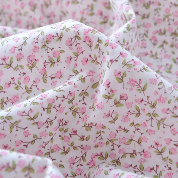 Floral Fabric Flower Cotton Printed Poplin Quilting Clothes Patchwork Muslin Sewing  Accessories - Image 9