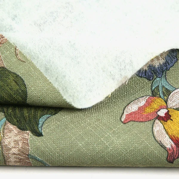 50cm*150cm Linen Printed Fabric cotton linen sofa fabric Flower and Bird Pillow Cushion Cover Tablecloth Fabric - Image 3