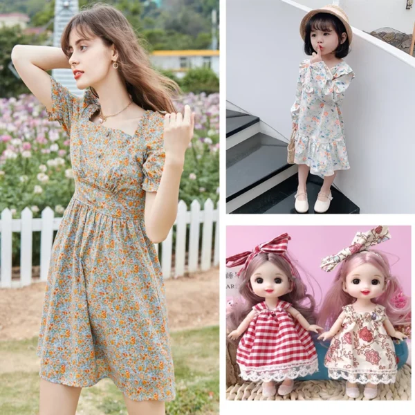 Floral Fabric Flower Cotton Printed Poplin Quilting Clothes Patchwork Muslin Sewing  Accessories - Image 6