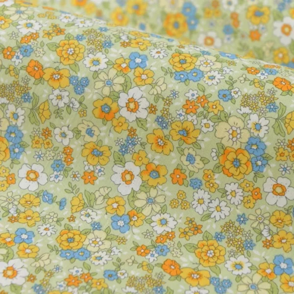 Floral Fabric Flower Cotton Printed Poplin Quilting Clothes Patchwork Muslin Sewing  Accessories - Image 20