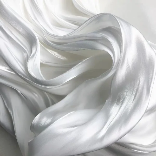 3/5/10m Glossy Silk Gradient Fabric,Shiny Clothing Fabric, Polyester Holographic Dress Fabric, Luxury Shimmer Iridescent Fabric - Image 4