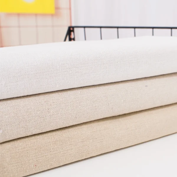 135x200cm/135x50cm  Cotton Linen Woven Fabric For Embroidery Practice Fabric ,Curtains, Tables Decoration Handmade DIY Cloth - Image 5