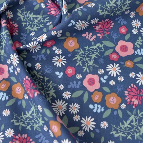 Floral Fabric Flower Cotton Printed Poplin Quilting Clothes Patchwork Muslin Sewing  Accessories - Image 8