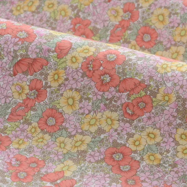 Floral Fabric Flower Cotton Printed Poplin Quilting Clothes Patchwork Muslin Sewing  Accessories - Image 44