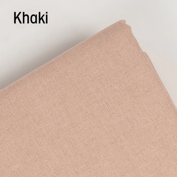 Solid Color Linen Cotton Fabric For Needle Embroidery Patchwork Sewing Textiles Clothes DIY Handmade Embroidery Special Fabric - Image 8