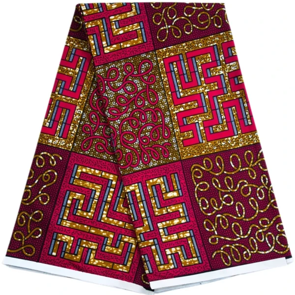 Nigerian Ankara Wax Fabric Guaranteed New Wholesale Prices 100% Cotton Soft Sew Tissu Craft African Real Wax For Women Dresses - Image 19