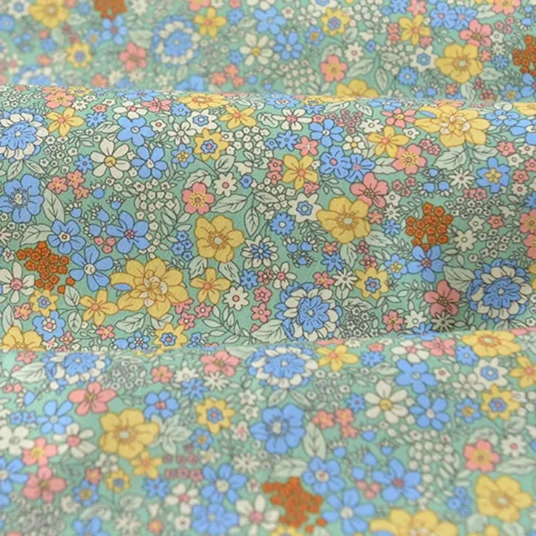 Floral Fabric Flower Cotton Printed Poplin Quilting Clothes Patchwork Muslin Sewing  Accessories - Image 31