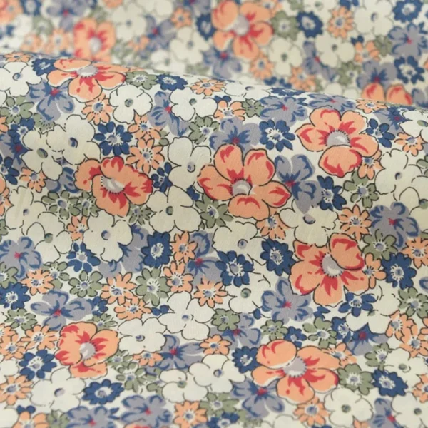 Floral Fabric Flower Cotton Printed Poplin Quilting Clothes Patchwork Muslin Sewing  Accessories - Image 29