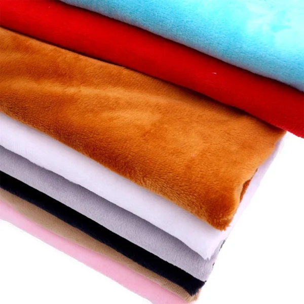 50cm*160cm Short plush crystal super soft plush fabric for sewing dolls DIY Handmade Home Textile Cloth For Toys Plush Fabric - Image 3