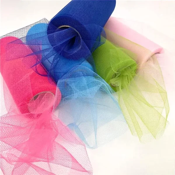 Tulle Rolls Tulle Fabric 6" X 25Yards for Decorations Tutu Weddings Costumes Skirts Parties Gift Bow Baby Shower - Image 2