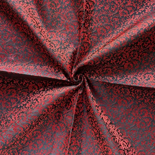 75x50cm Wheat Floral Pattern Damask Silk Satin Brocade Jacquard Fabric DIY Cheongsam Costume Upholstery Curtain Sewing Patchwork - Image 11