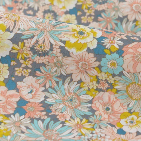 Floral Fabric Flower Cotton Printed Poplin Quilting Clothes Patchwork Muslin Sewing  Accessories - Image 30