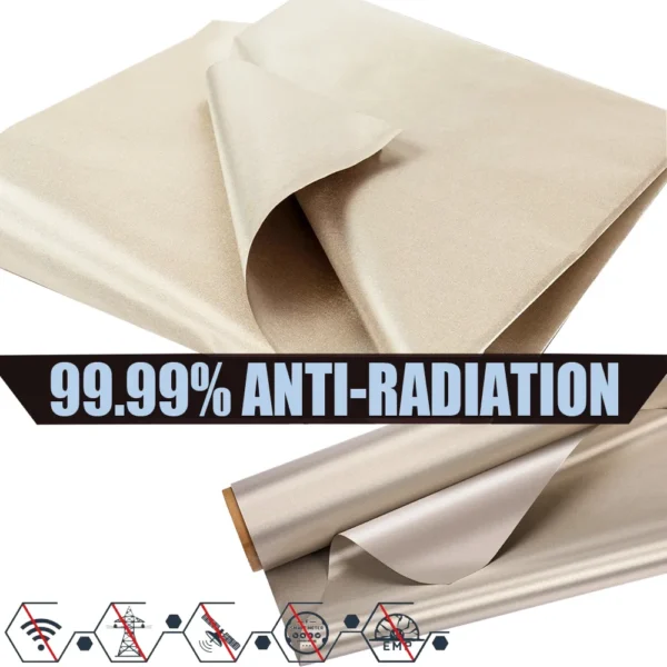 Faraday Fabric RFID Shielding Block WiFi/RF Anti-Radiation Conductive Magnetic Copper/Nickel EMF Cloth Anti Signal Interfer