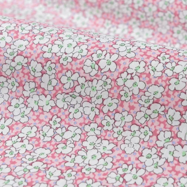 Floral Fabric Flower Cotton Printed Poplin Quilting Clothes Patchwork Muslin Sewing  Accessories - Image 22