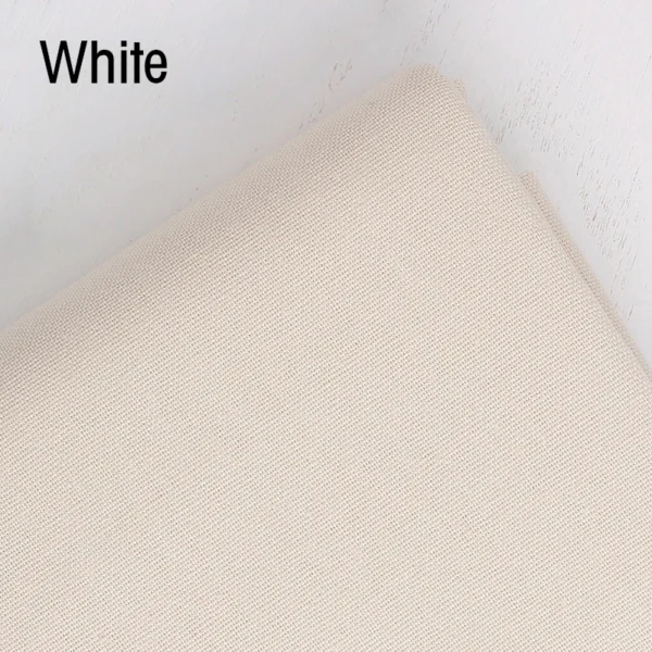Solid Color Linen Cotton Fabric For Needle Embroidery Patchwork Sewing Textiles Clothes DIY Handmade Embroidery Special Fabric - Image 14