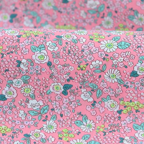 Floral Fabric Flower Cotton Printed Poplin Quilting Clothes Patchwork Muslin Sewing  Accessories - Image 37