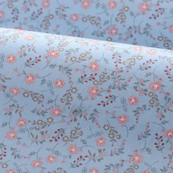 Floral Fabric Flower Cotton Printed Poplin Quilting Clothes Patchwork Muslin Sewing  Accessories - Image 42