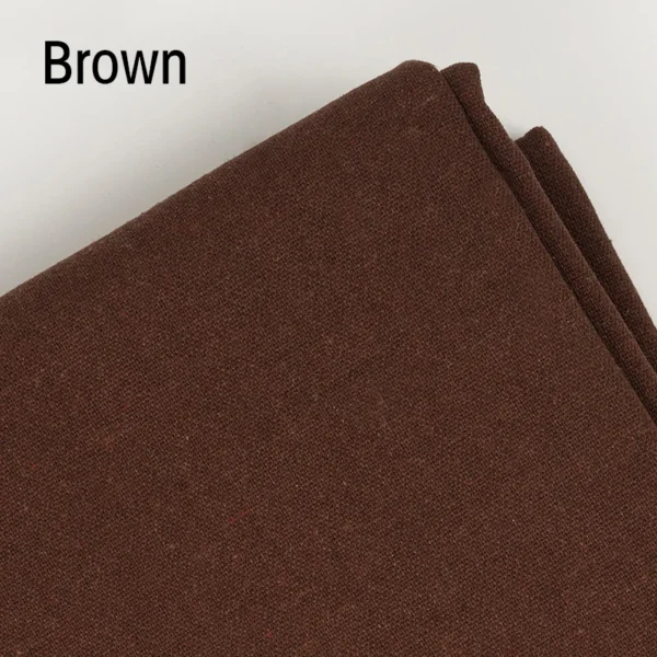 Solid Color Linen Cotton Fabric For Needle Embroidery Patchwork Sewing Textiles Clothes DIY Handmade Embroidery Special Fabric - Image 12