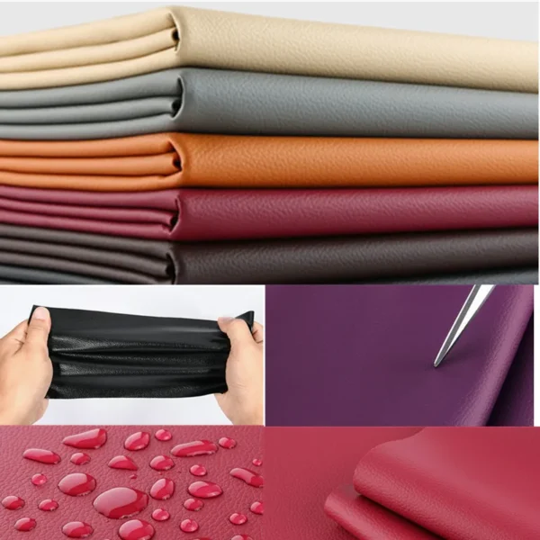 100/200x137cm PU Leather Self Adhesive Fix Subsidies Simulation Skin Back Since The Sticky Rubber Patch Leather Sofa Fabrics - Image 3