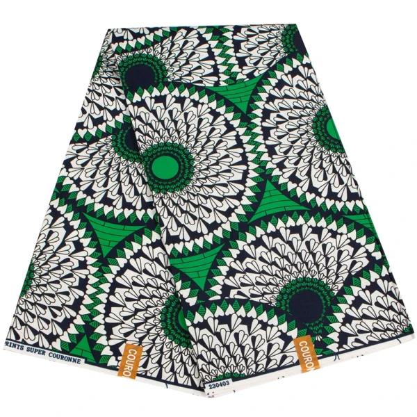 African Ankara Wax Fabric Patchwork Retro Style Double Prints Warp Sewing Party Dress Craft DIY Africa Loincloth Polyester Tissu - Image 8
