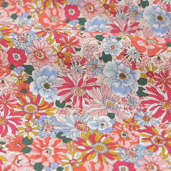 Floral Fabric Flower Cotton Printed Poplin Quilting Clothes Patchwork Muslin Sewing  Accessories - Image 36