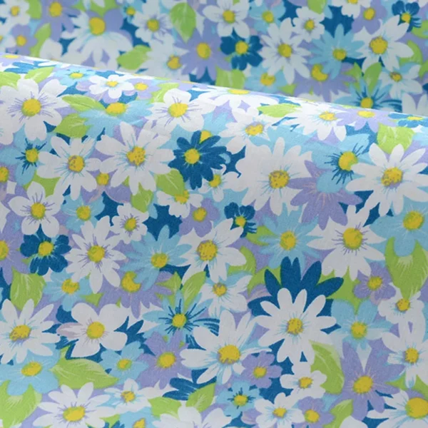 Floral Fabric Flower Cotton Printed Poplin Quilting Clothes Patchwork Muslin Sewing  Accessories - Image 47